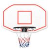 vidaXL Basketball Backboard White 109x71x3 cm Polyethene