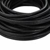 vidaXL Leather Cord Black &Oslash;5 mm x 5 m Leather