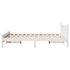 vidaXL Bed Frame without Mattress White 140x200 cm Solid Wood Pine