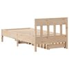 vidaXL Bed Frame without Mattress 90x200 cm Solid Wood Pine