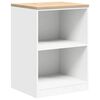 vidaXL Garage Cabinets 2 pcs White Engineered Wood