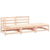 vidaXL 3 Piece Garden Lounge Set Solid Pinewood