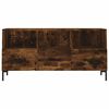vidaXL TV Cabinet Smoked Oak 102x36x50 cm Engineered Wood