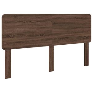vidaXL Headboard Brown Oak 200 cm Engineered wood