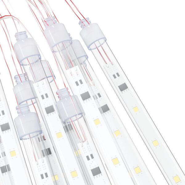 vidaXL Meteor Lights 20 pcs 50 cm Warm White 720 LEDs Indoor Outdoor