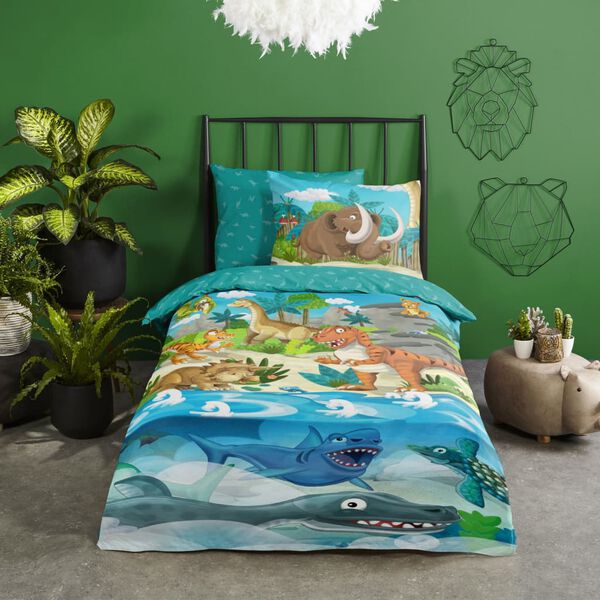 Good Morning Kids Duvet Cover Prehistoric 140x200/220 cm
