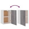 vidaXL Hanging Cabinet Lyon Grey Sonoma 39.5x31x60 cm Engineered Wood