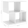 vidaXL Bedside Cabinets 2 pcs High Gloss White 50x30x51.5 cm Engineered Wood