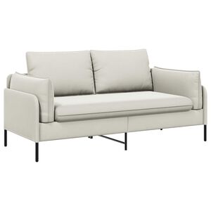 vidaXL 2-Seater Sofa 2-Seater Cream 188 x 81 x 89 cm Velvet