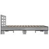 vidaXL Bed Frame without Mattress Grey Sonoma 140x190 cm