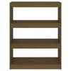 vidaXL Book Cabinet/Room Divider Honey Brown 80x30x103.5 cm Wood Pine