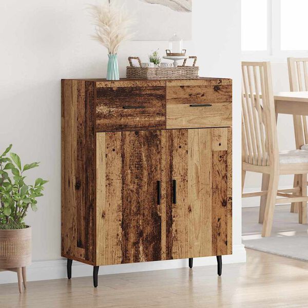 vidaXL Sideboard Old Wood 69.5 x 34 x 90 cm Engineered Wood