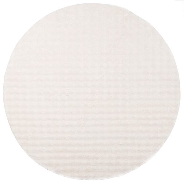 vidaXL Area Rugs Round Cream &Oslash; 160 CM
