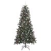 vidaXL Artificial Christmas Tree with 300 LEDs with Stand Green 240 cm