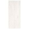 vidaXL Book Cabinet White 104x33x76 cm Solid Pinewood