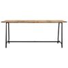 vidaXL Dining Table 180x90x75 cm Solid Wood Mango