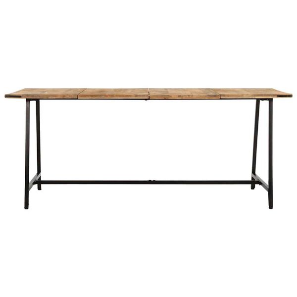 vidaXL Dining Table 180x90x75 cm Solid Wood Mango