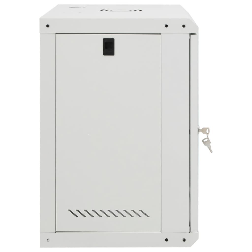 vidaXL 12U Wall Mounted Network Cabinet 19" IP20 53x40x60 cm