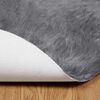 vidaXL Faux Sheepskin Rug Tafalla Anthracite &Oslash; 80 cm Polyester