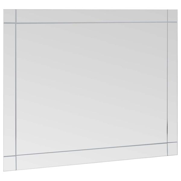 vidaXL Wall Mirror 80x60 cm Glass