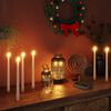 vidaXL Flameless Electric Dinner Light LED Candles 12 pcs Warm White