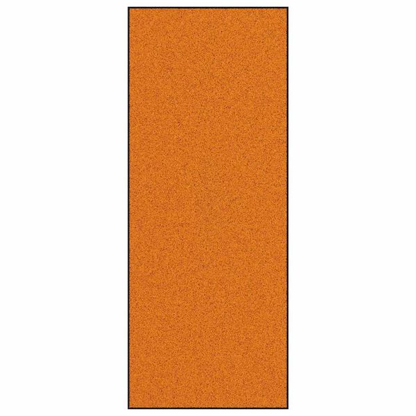 vidaXL Doormat Other Orange and Black 120 x 300 cm Polyamide and PVC