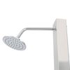 vidaXL Outdoor Shower with Tray WPC Stainless Steel