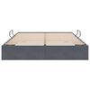 vidaXL Storage Bed with Headboard Dark Grey 135 x 190 cm Velvet