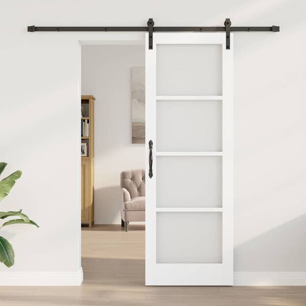 vidaXL Sliding Door ORKDAL White 73.5 x 211 cm