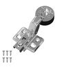 vidaXL Hinge 12 pcs Silver 35 mm Iron