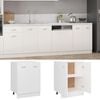 vidaXL Bottom Cabinet Lyon White 60x46x81.5 cm Engineered Wood
