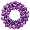 vidaXL Christmas Wreath Purple 45 cm Polystyrene