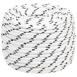 vidaXL Multipurpose Utility Rope 14 mm 25 m White Polyester