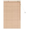 vidaXL Venetian Blind Oak Look 90 x 130 cm 35 mm Solid Paulownia Wood