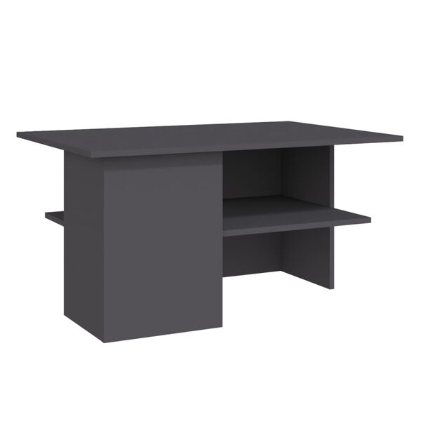 vidaXL Coffee Table Grey 90x60x46.5 cm Engineered Wood