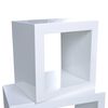 vidaXL Wall Cube Shelves 6 pcs White