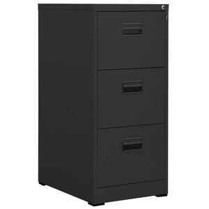 vidaXL Filing Cabinet Anthracite 46x62x102.5 cm Steel