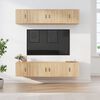 vidaXL 6 Piece TV Cabinet Set Sonoma Oak Engineered Wood