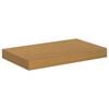 vidaXL Wall Shelf 4 pcs Beige 40 x 23.5 x 4 cm Engineered Wood