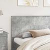vidaXL Headboard with Headboard Concrete Grey 200 cm Engineered wood