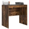 vidaXL Desk Smoked oak 80 x 50 x 76 cm Engineered wood