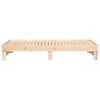 vidaXL Pull-out Day Bed without Mattress 2x(80x200) cm Solid Wood Pine