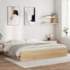 vidaXL Bed Frame with Drawers without Mattress Sonoma Oak 160x200 cm