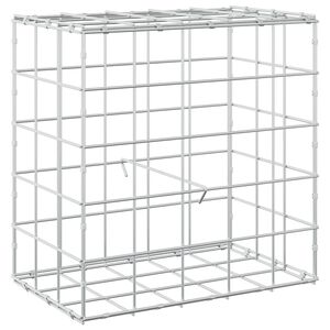 vidaXL Gabion with 3.5 mm Wire and 10x10 cm Mesh 50x30x50 cm