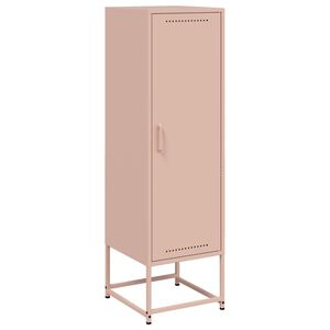 vidaXL Highboard Pink 36x39x123 cm Steel