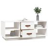 vidaXL Coffee Table White 100x50x41 cm Solid Wood Pine