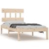 vidaXL Bed Frame without Mattress 90x190 cm Single Solid Wood