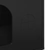vidaXL Cat House Black 51 x 30 x 52 cm Engineered Wood