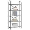 vidaXL Bookshelf Grey Sonoma 80 x 30 x 183 cm Engineered wood