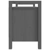 vidaXL Hall Bench Grey 110x40x60 cm Solid Wood Pine